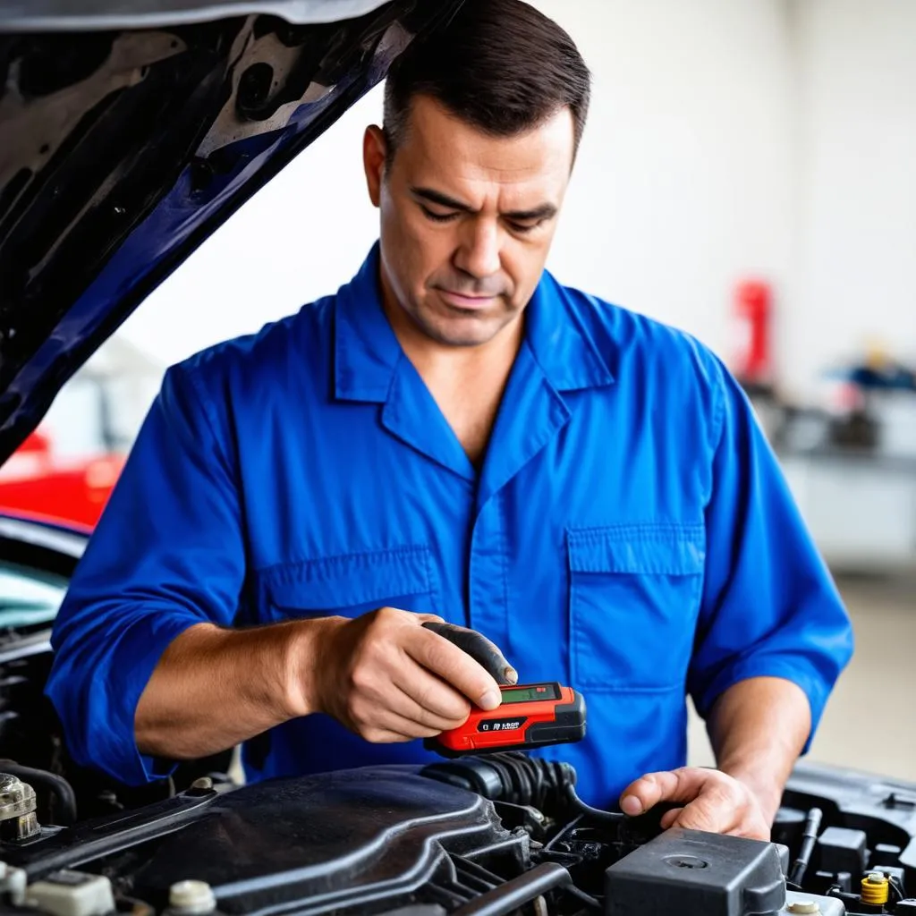 Car Mechanic at Work