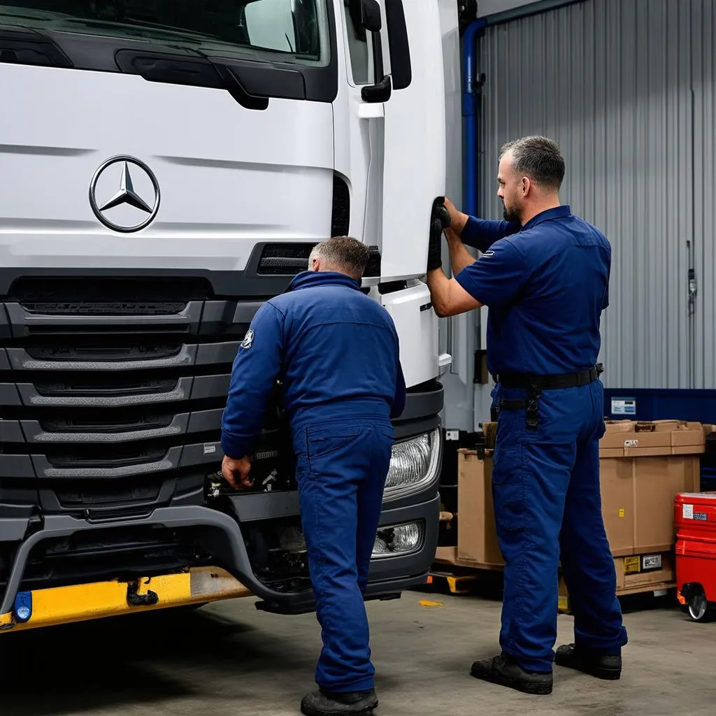 Mercedes Benz Actros Repair