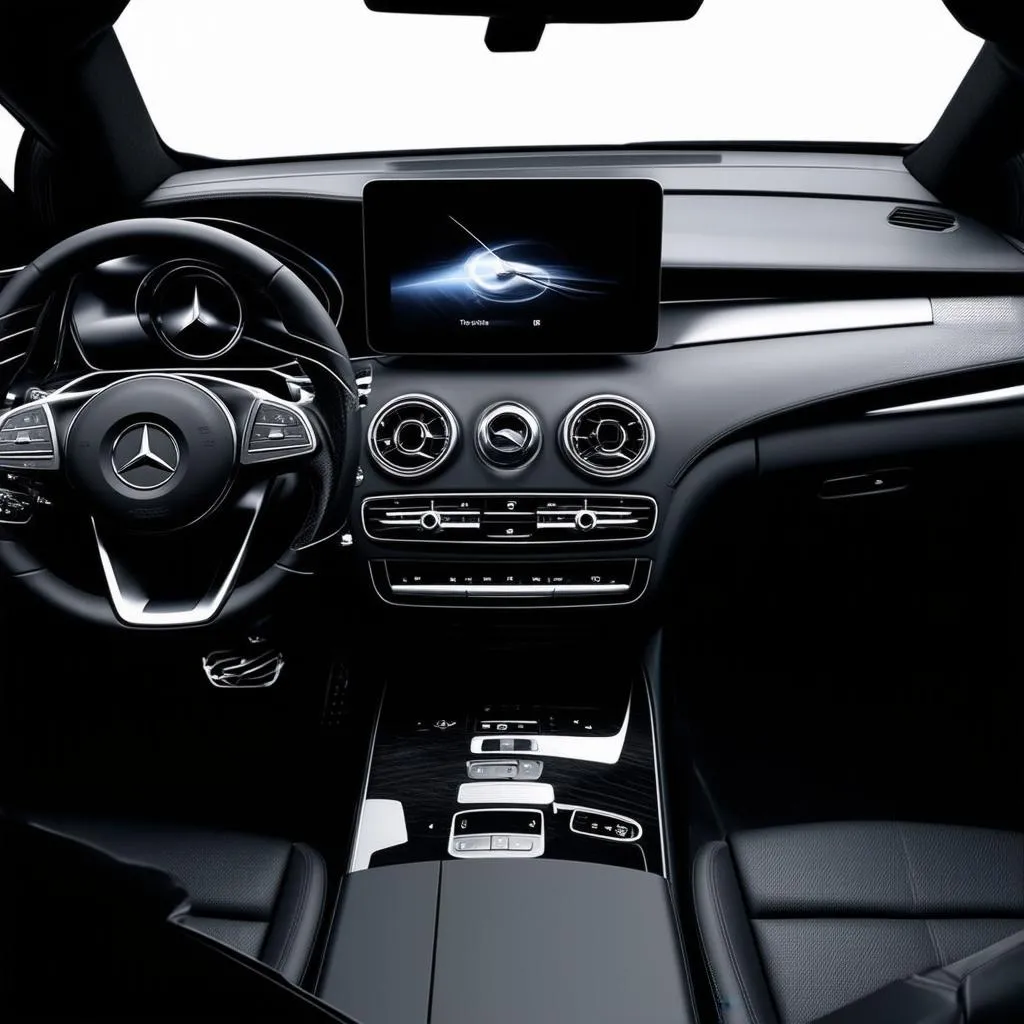 Modern Car Dashboard