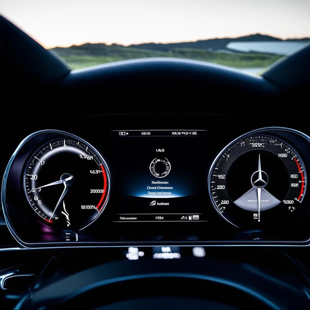 Mercedes C63 AMG Dashboard