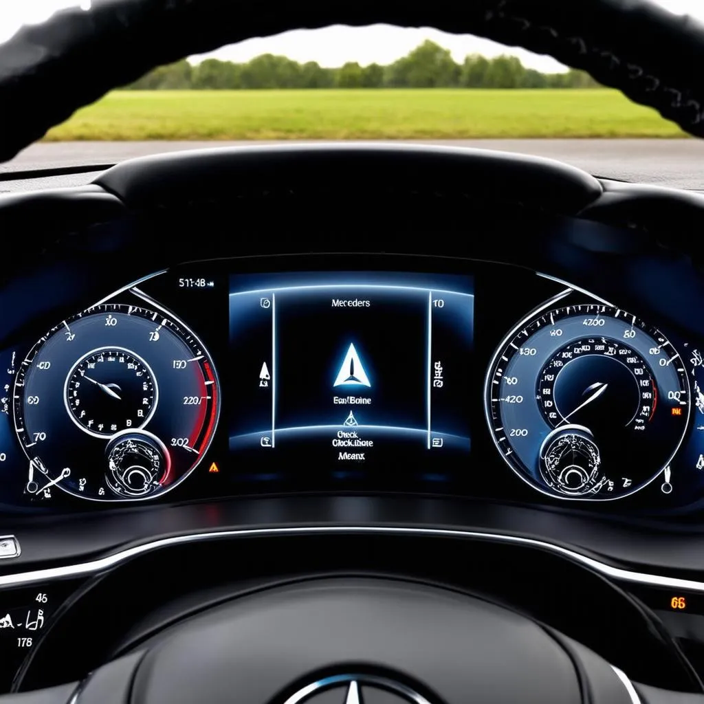 mercedes dashboard warning lights