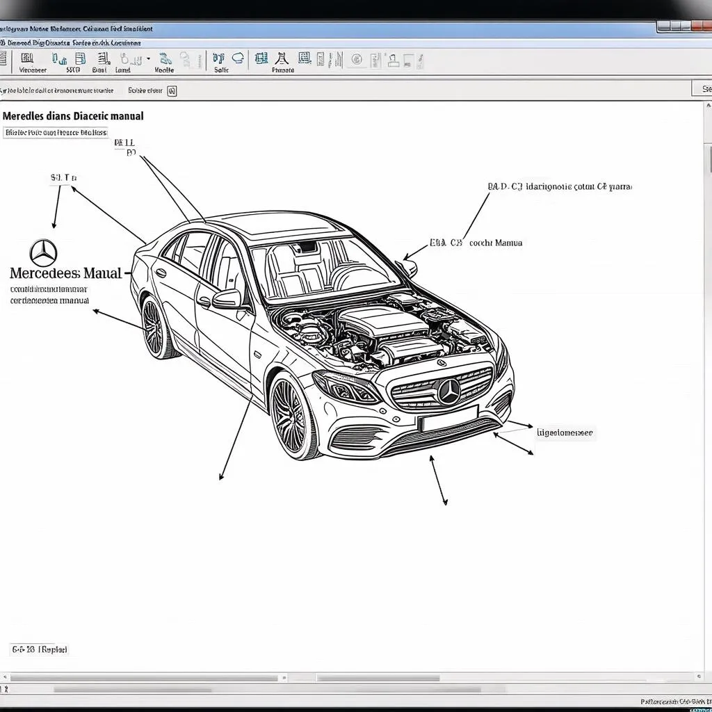 Mercedes Diagnostic Manual Screenshot