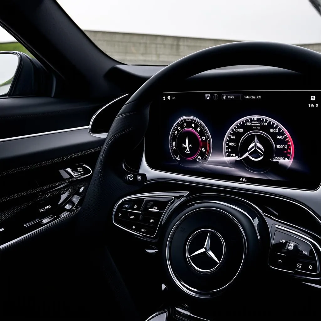 Modern Mercedes E-Class Dashboard