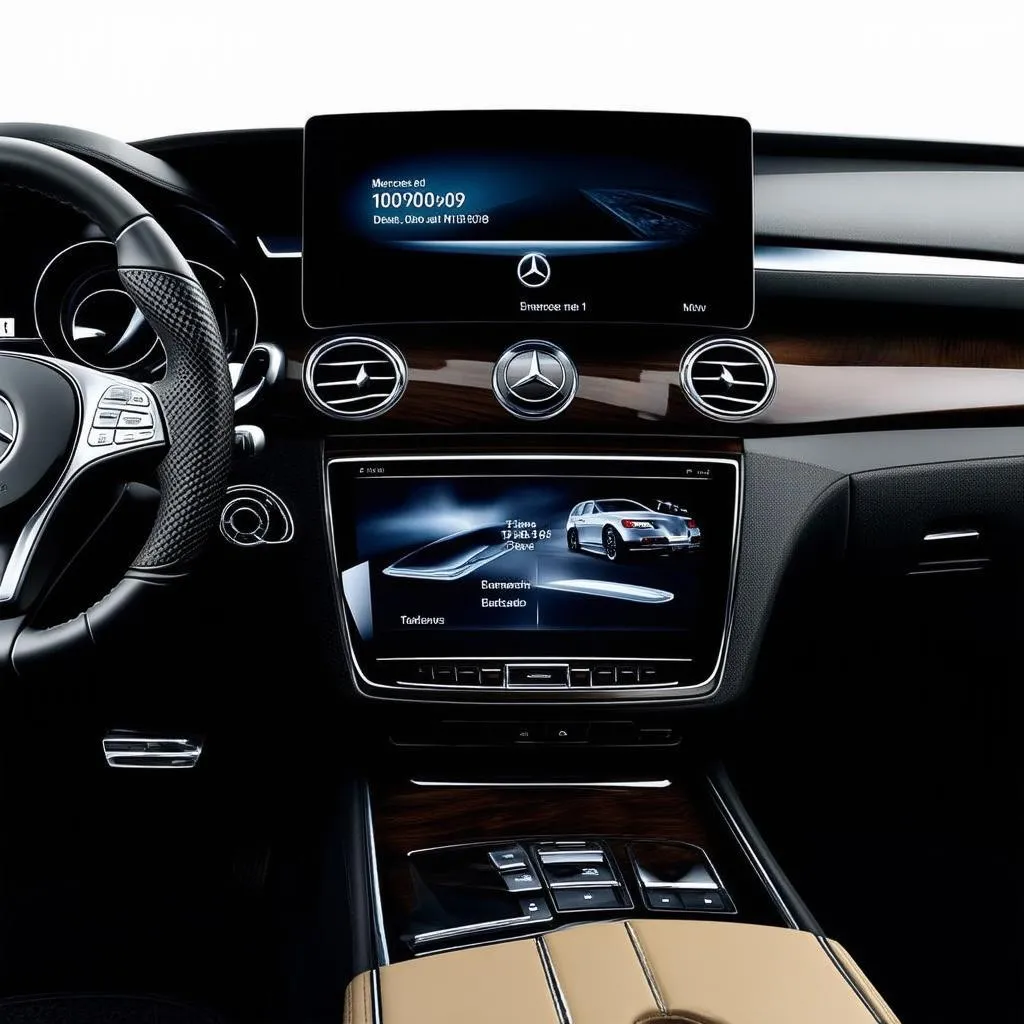 Mercedes E350 Infotainment System