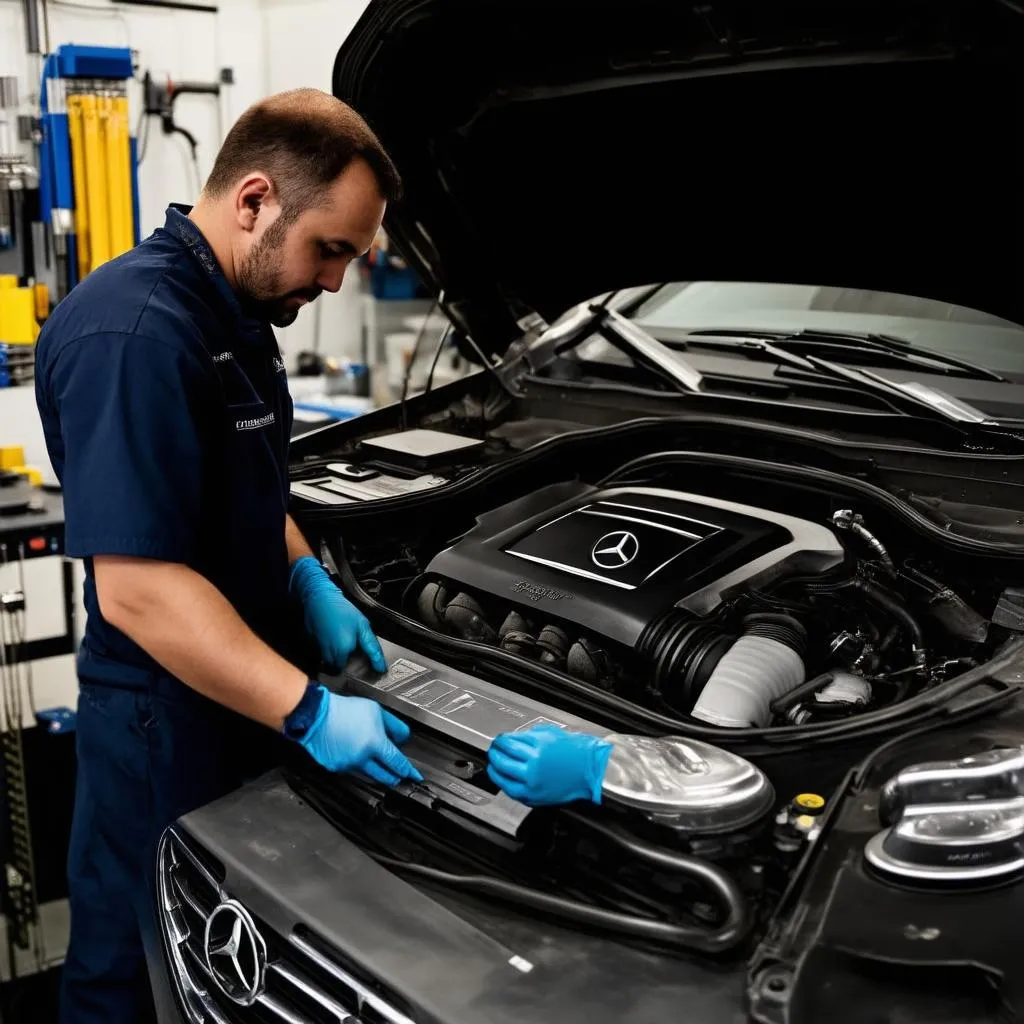 Mercedes mechanic