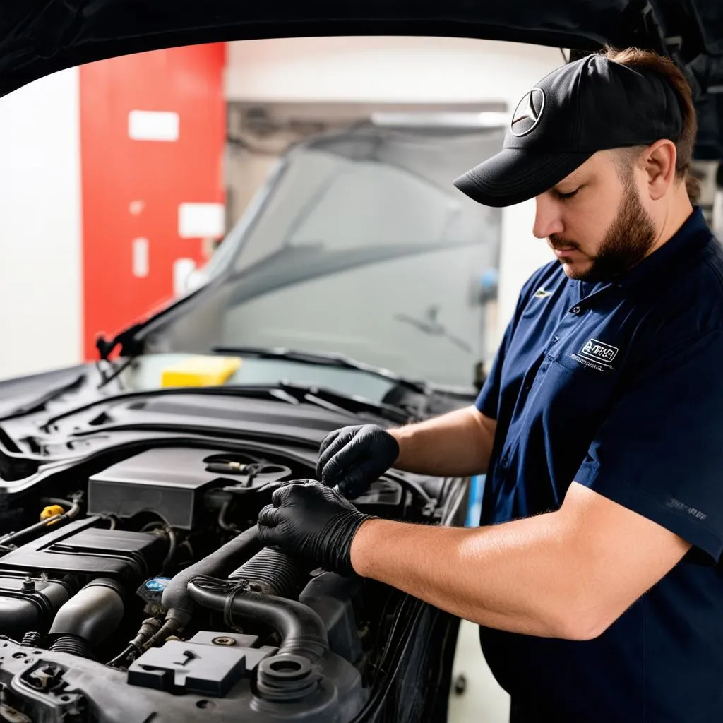 mercedes mechanic