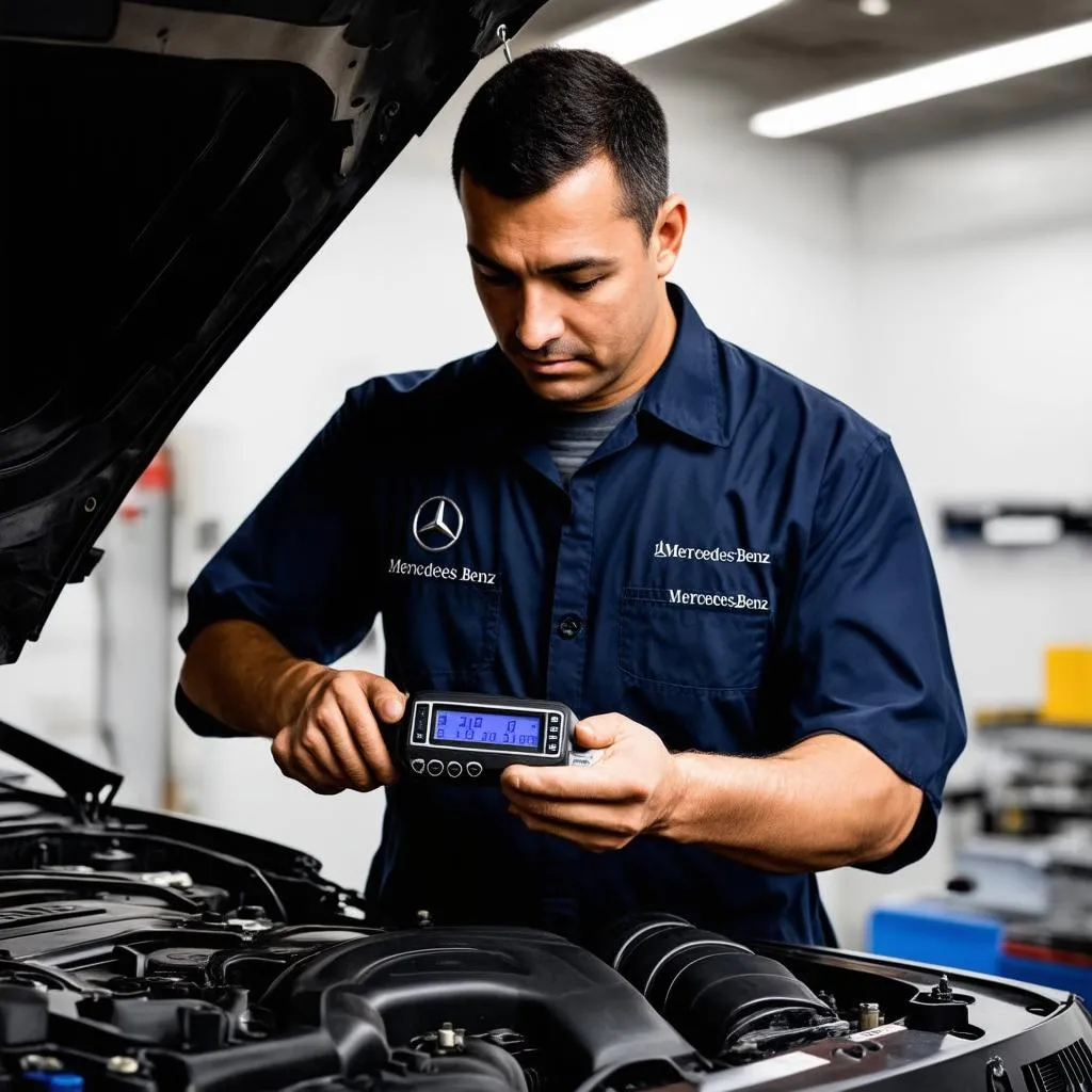 mercedes mechanic