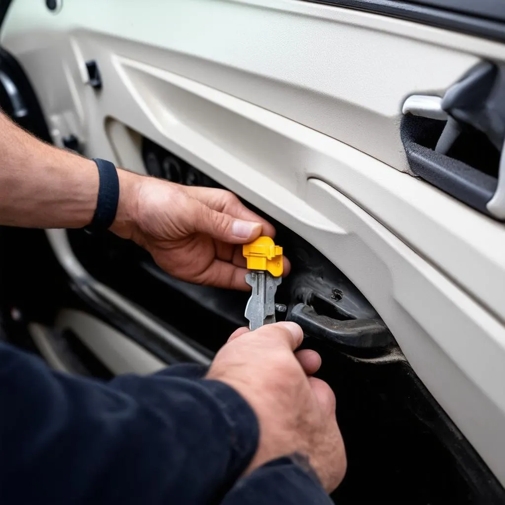 Mercedes Plastic Fastener Tool Usage