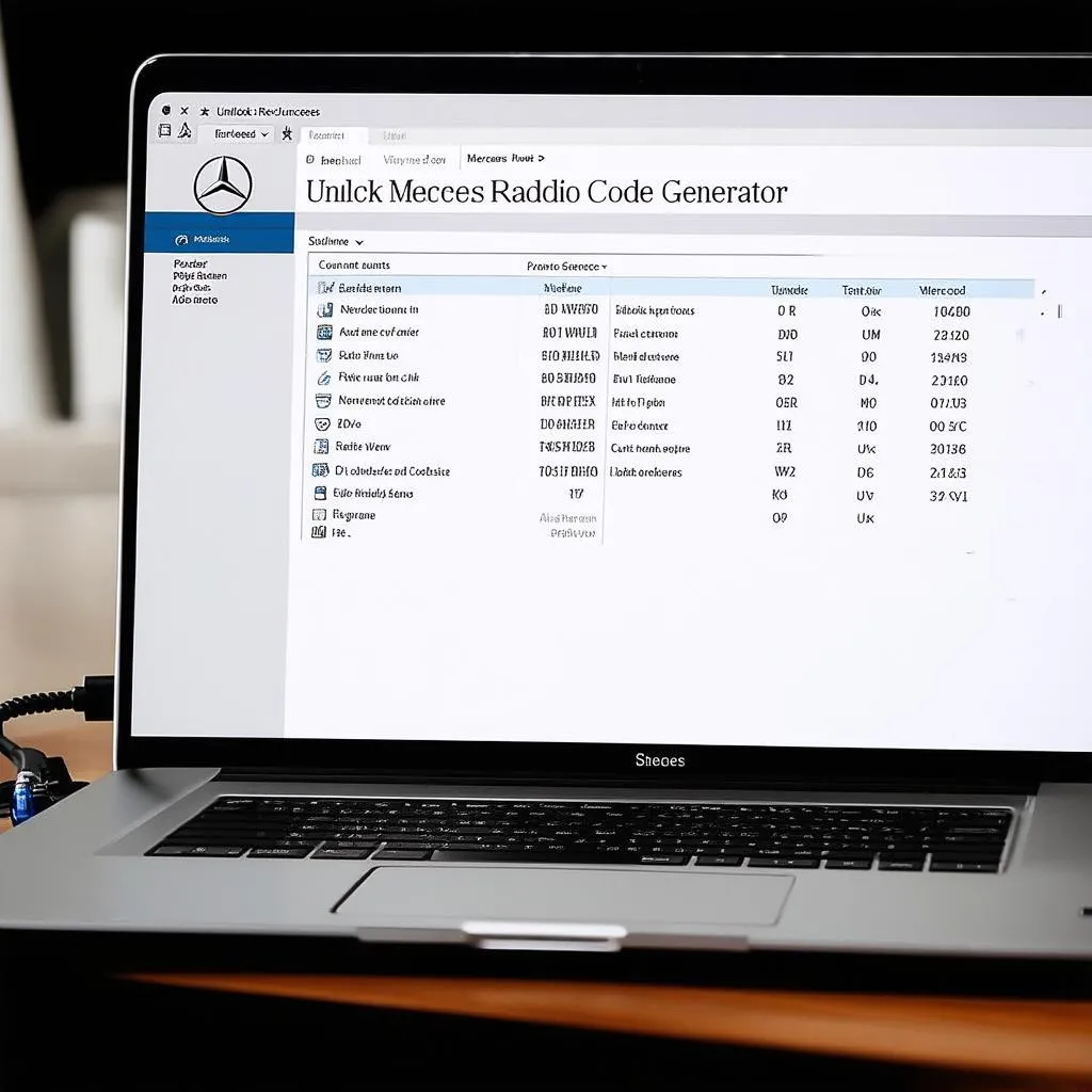 Mercedes Radio Code Generator Software