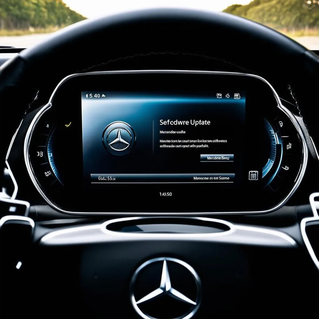 Mercedes Software Update Dashboard