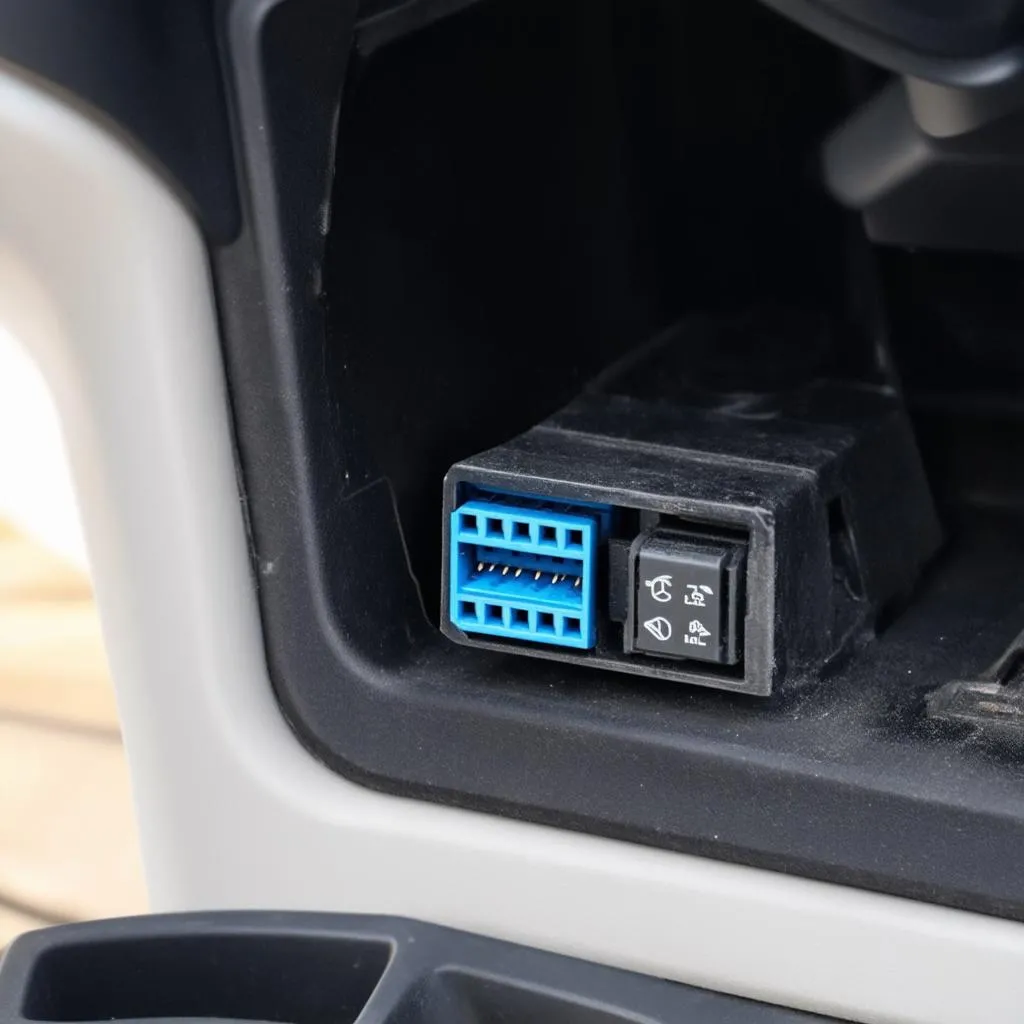 Mercedes Sprinter diagnostic connector location