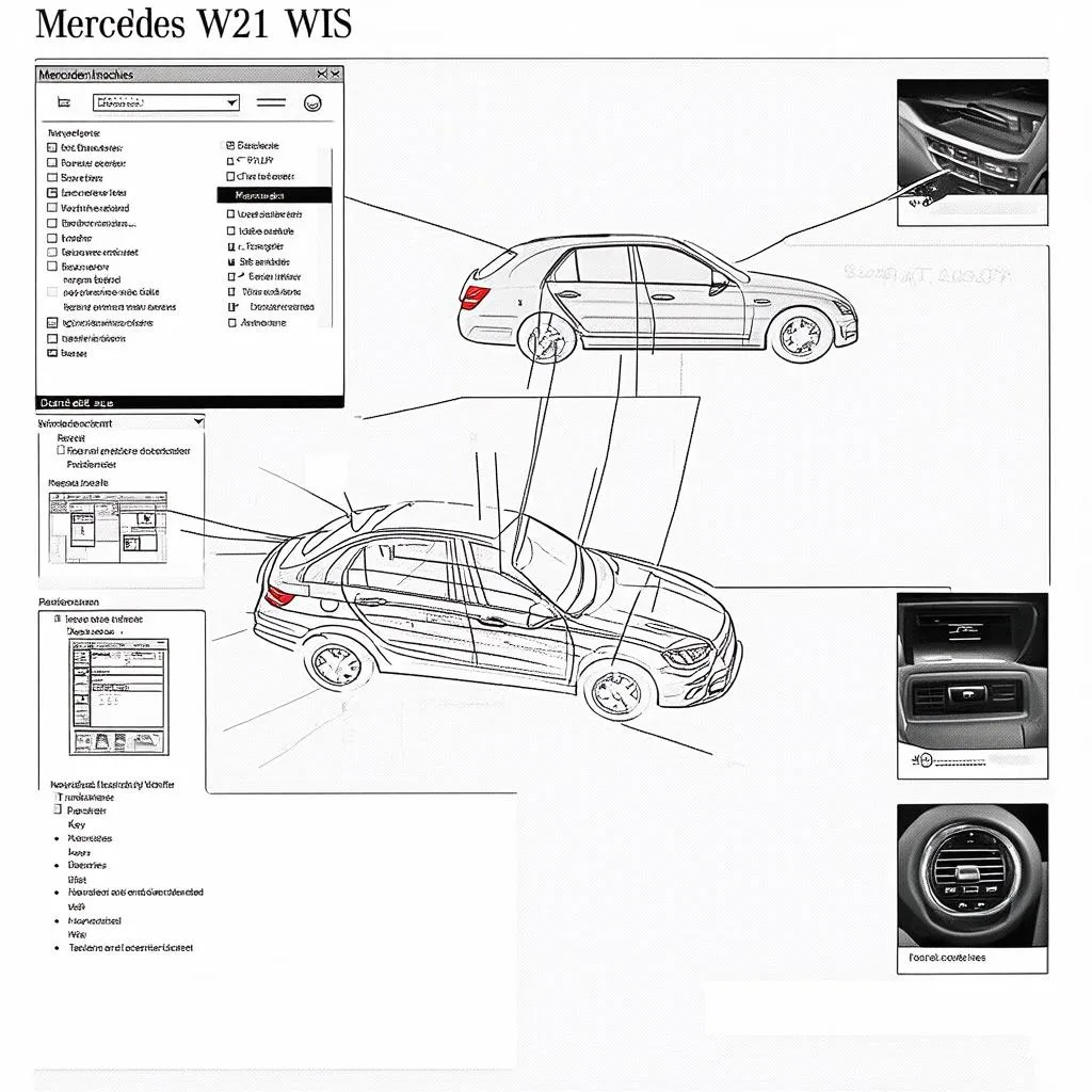 Mercedes W211 WIS Diagram