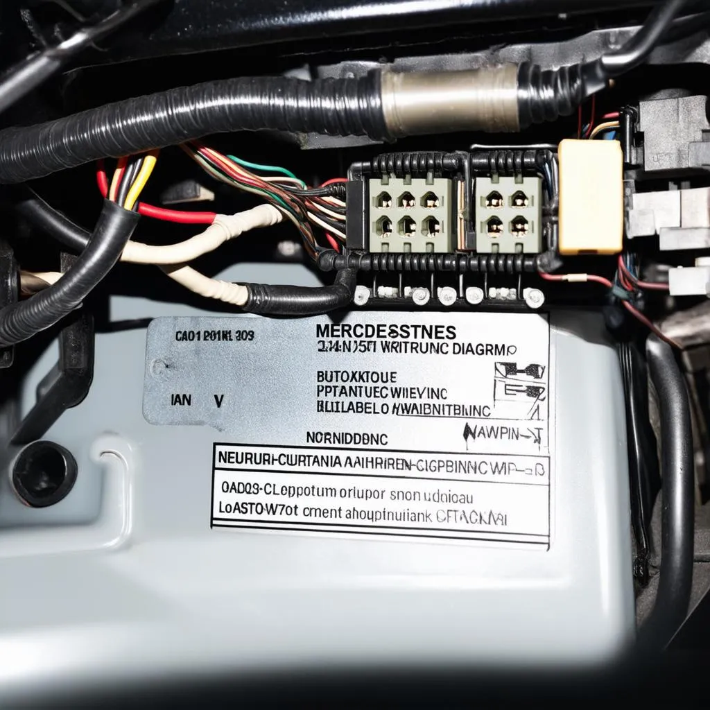 Example of Mercedes Wiring Diagram