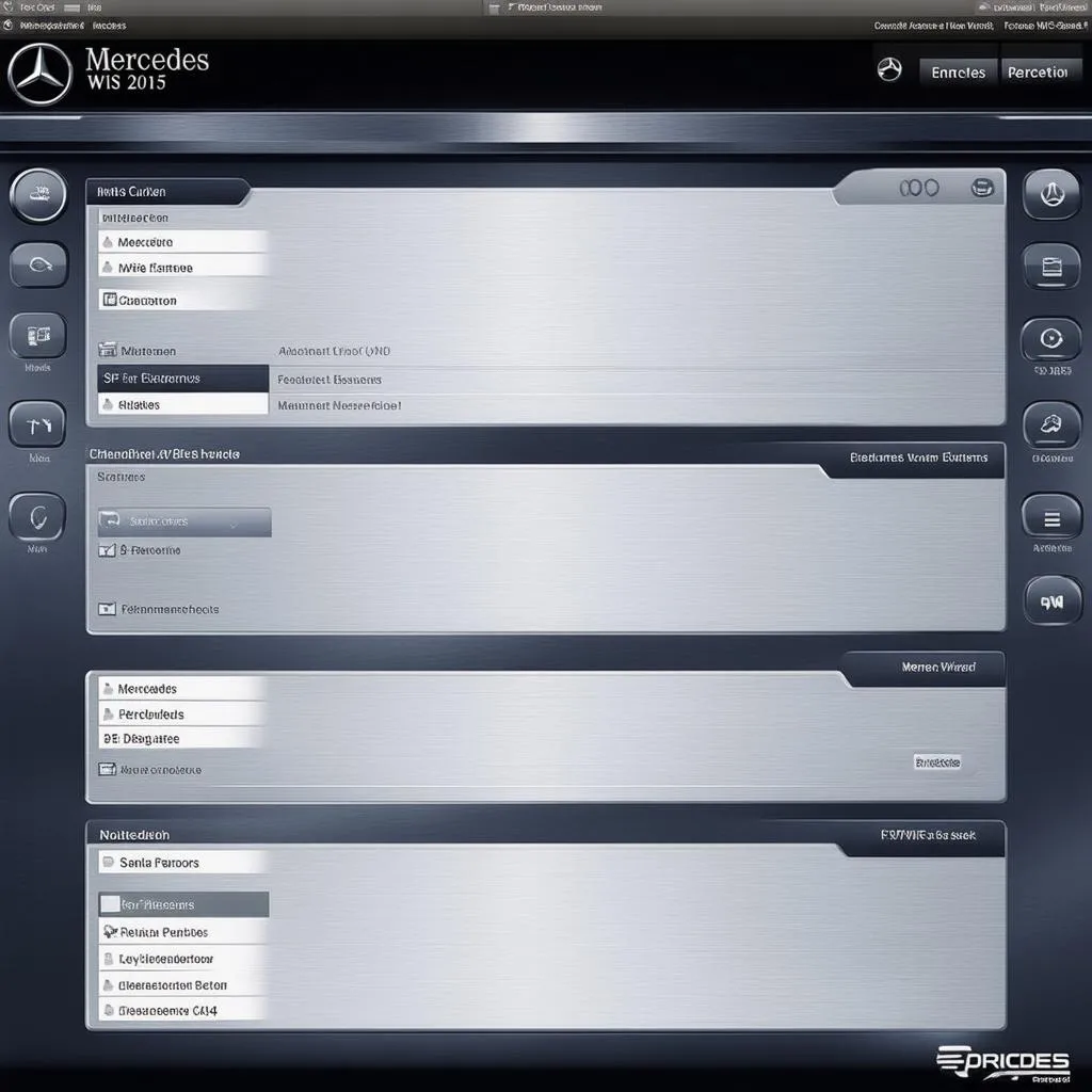 Mercedes WIS 2015 User Interface