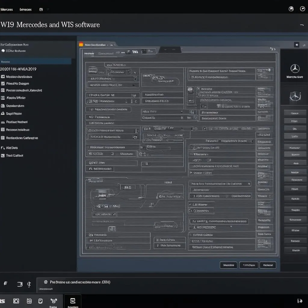 Mercedes WIS 2019 Software Interface