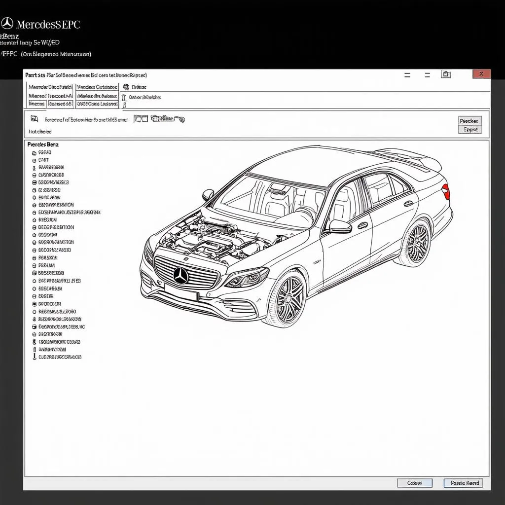 Mercedes WIS/EPC Software Interface