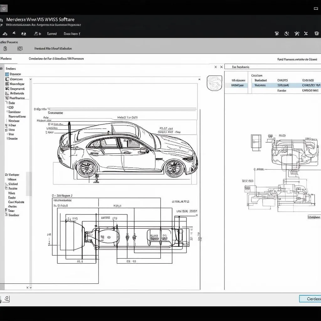 Mercedes WIS Software Interface