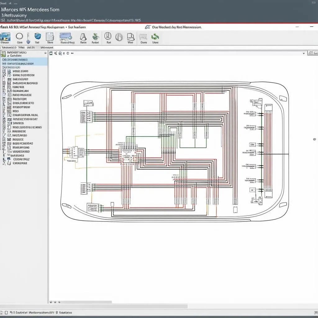 Mercedes WIS Software Interface