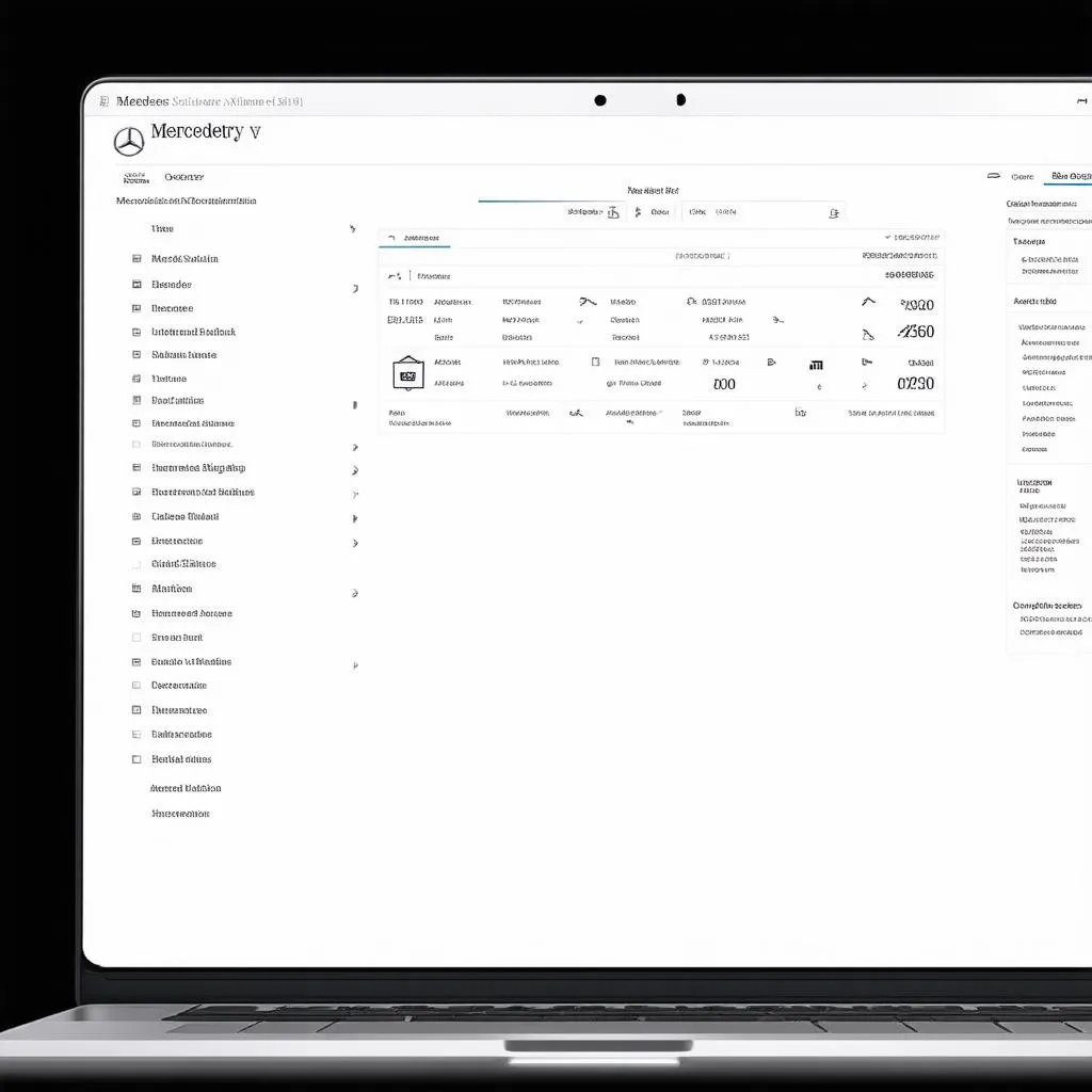 Mercedes Xentry Software Interface