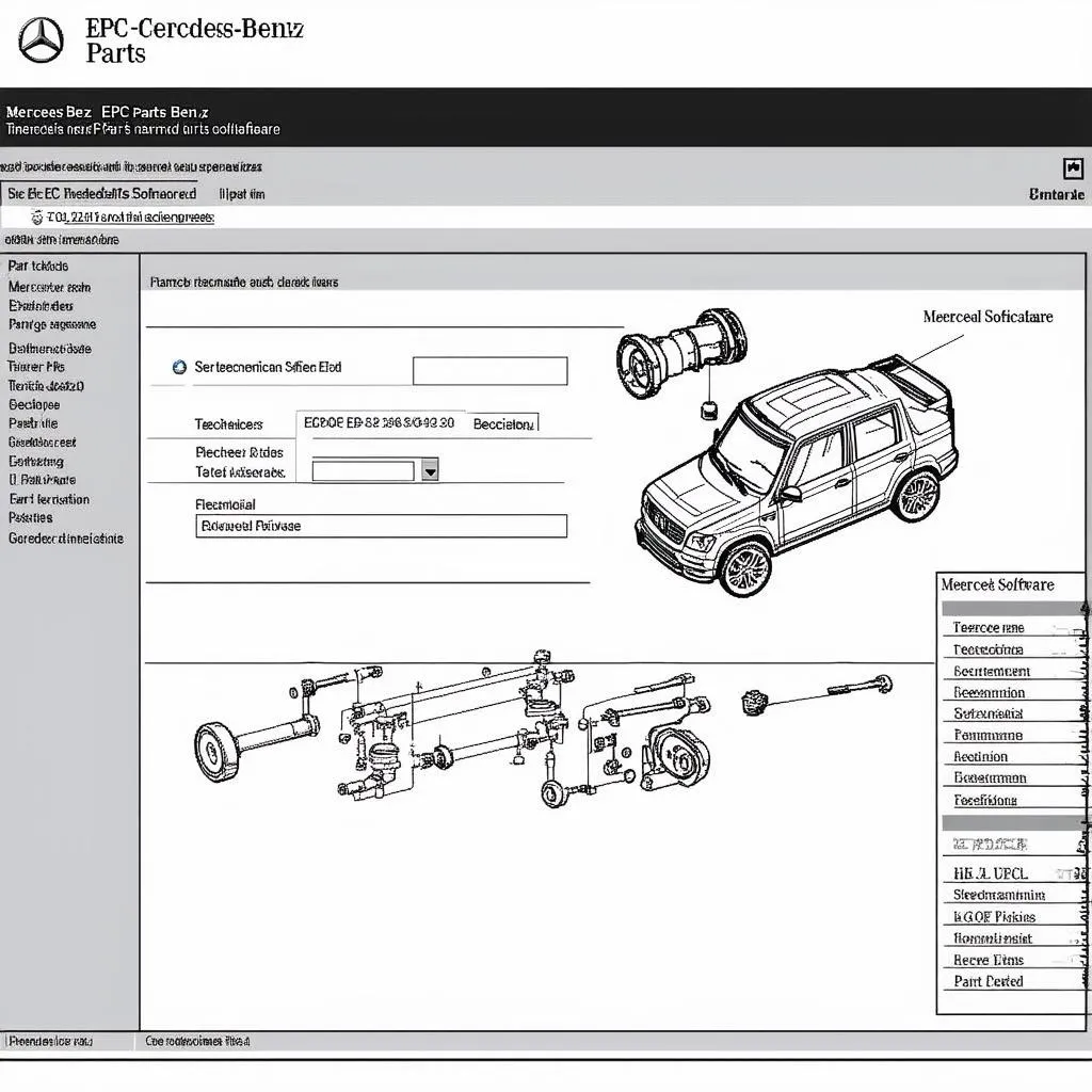 Mercedes Benz EPC Parts Software