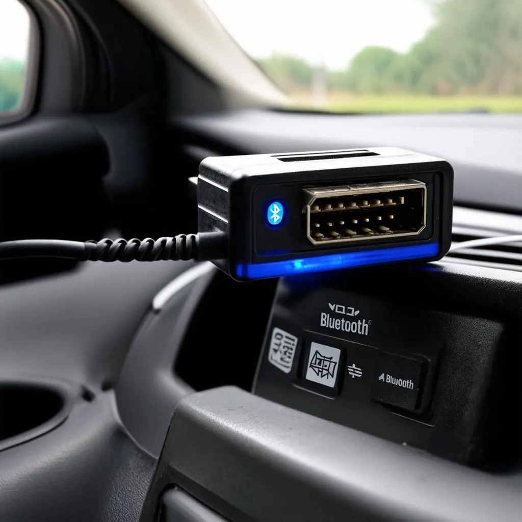 OBD2 scanner with Bluetooth connectivity