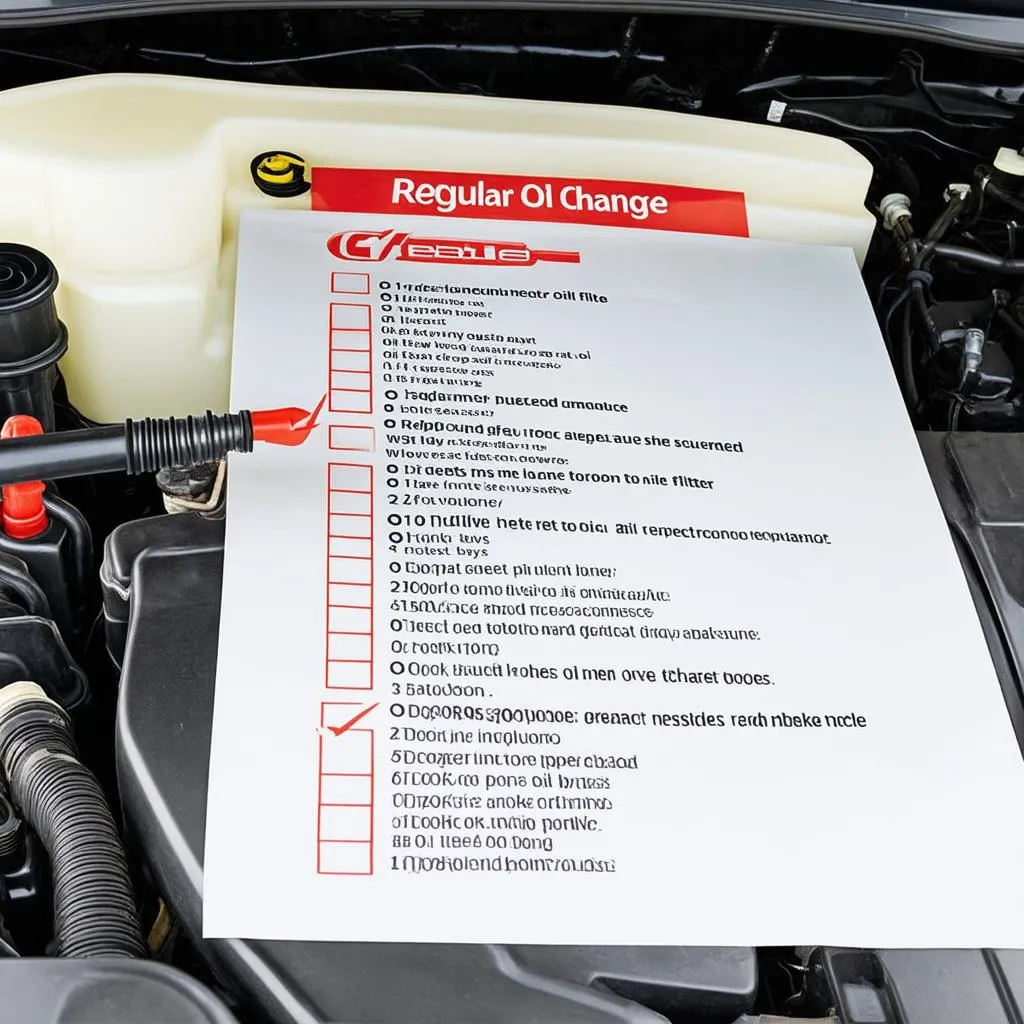 Oil Change Checklist