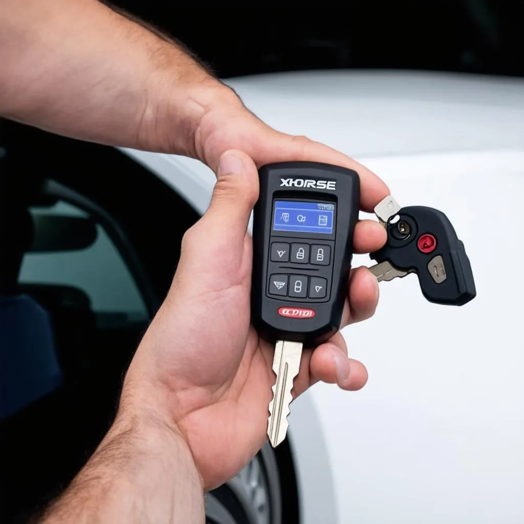 Programming a car key