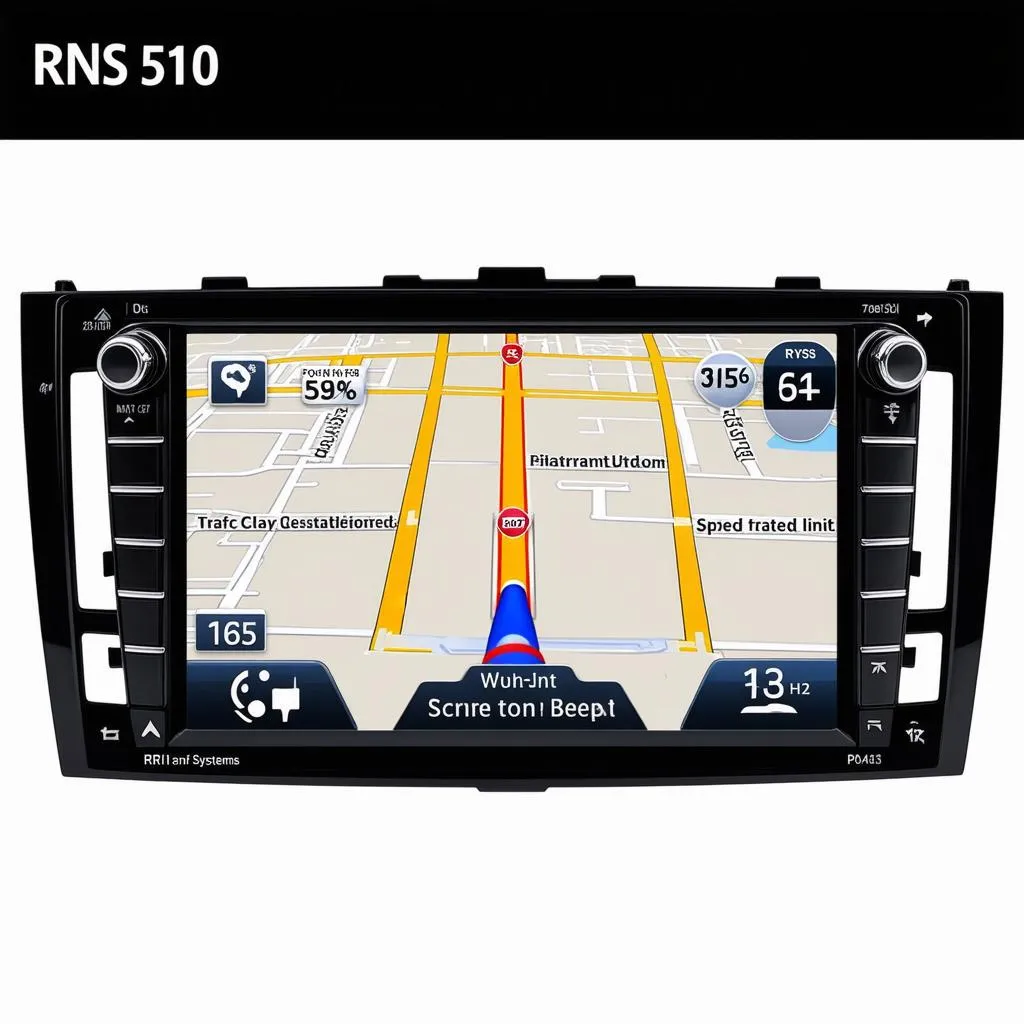 RNS 510 Navigation Screen