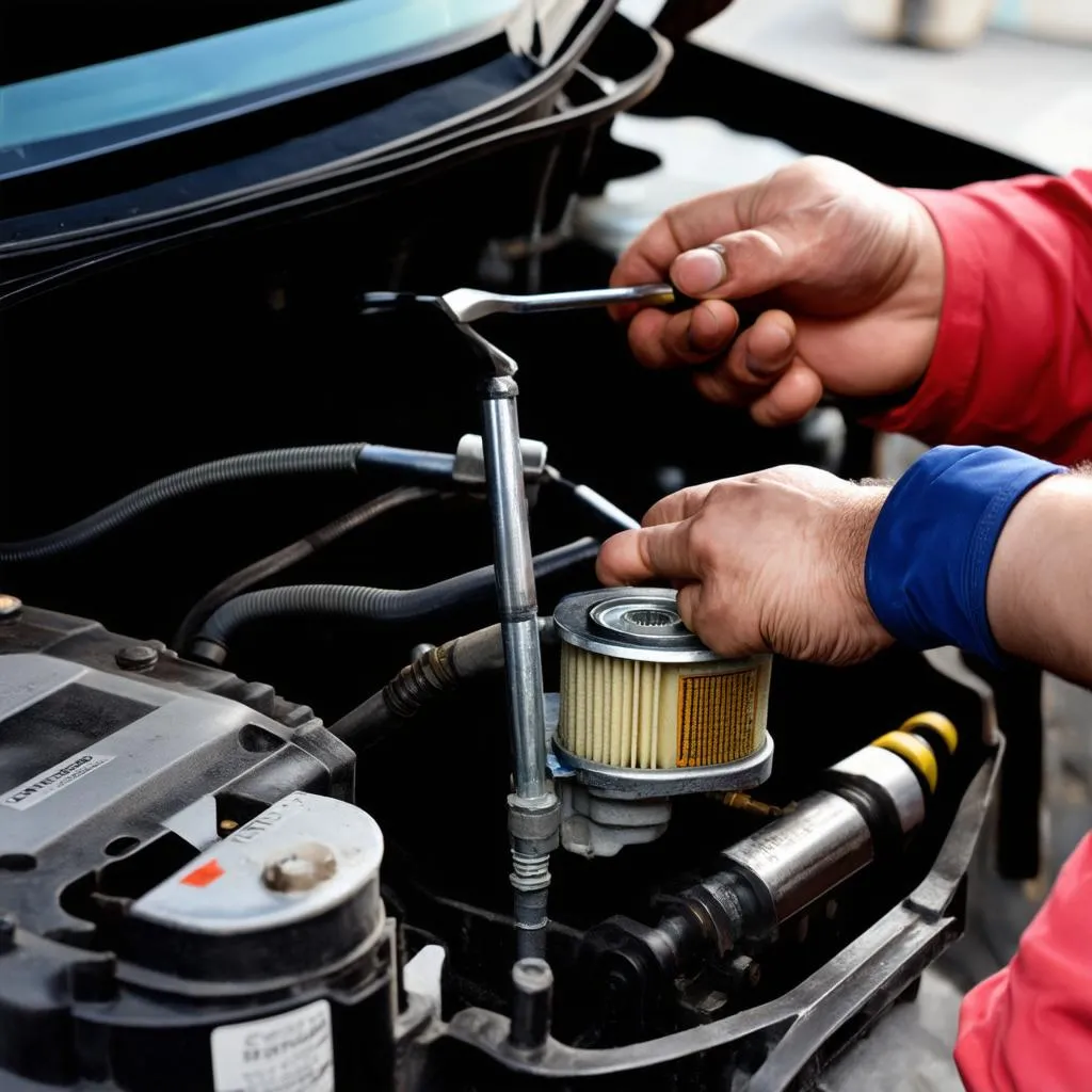 TDI Fuel Filter Change