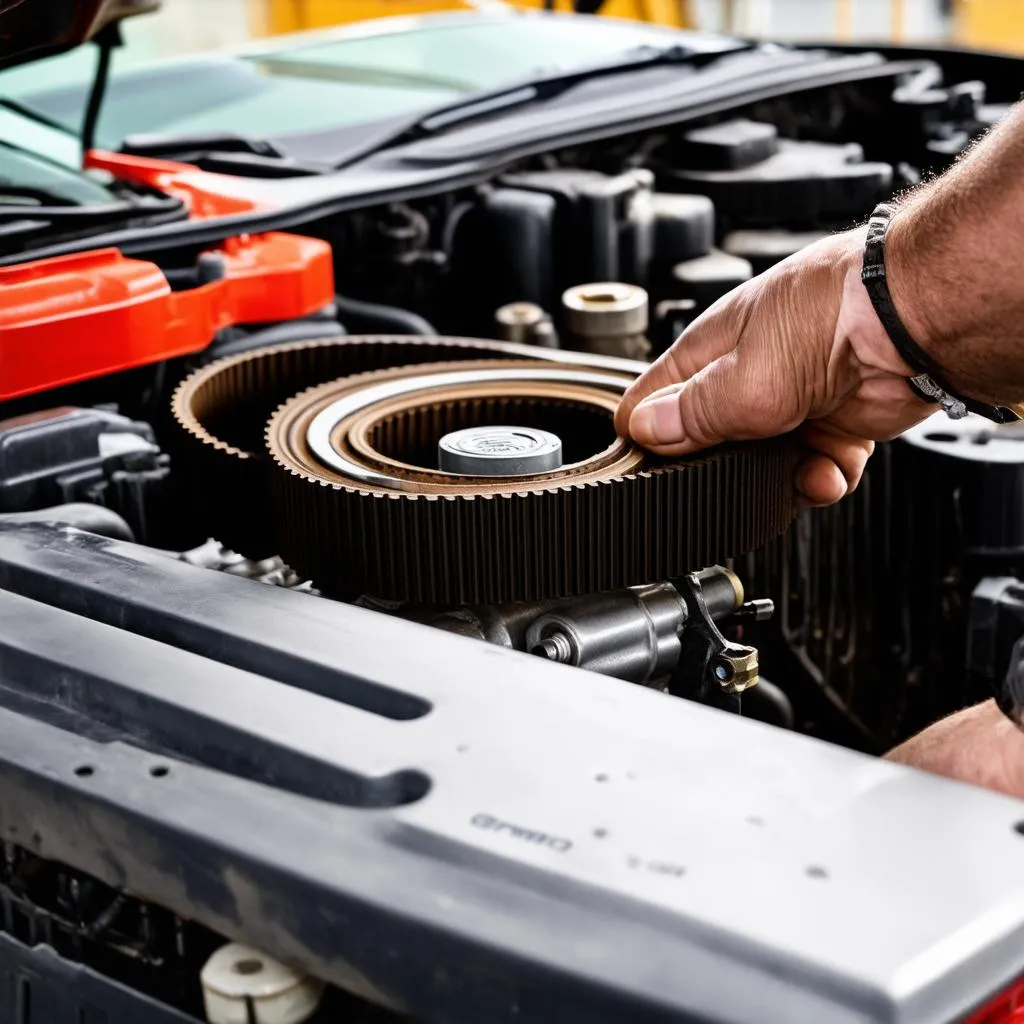 timing belt inspection