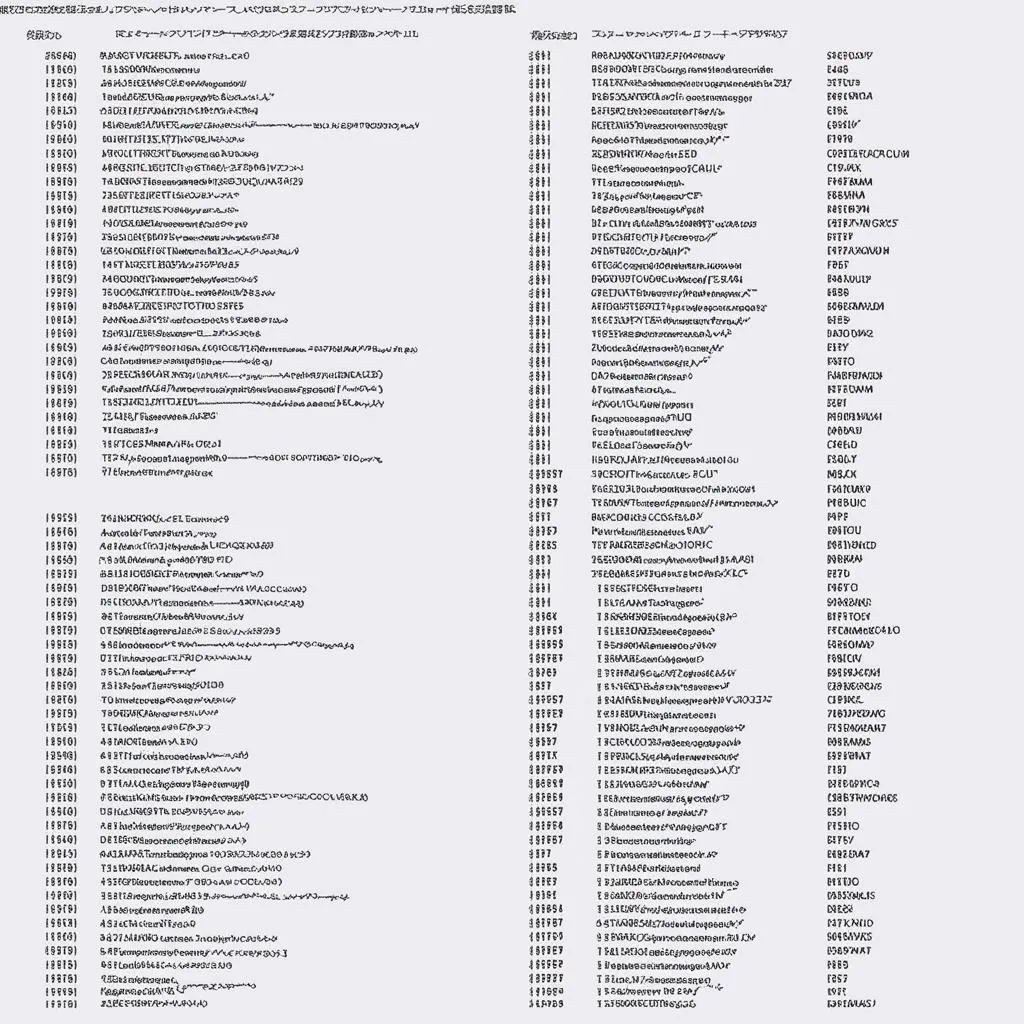 VCDS Coding List for Audi