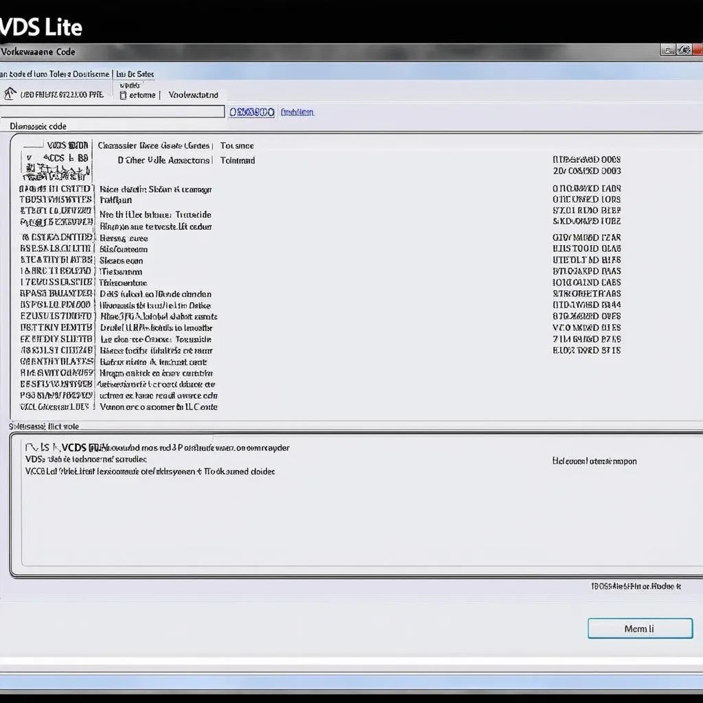 VCDS Lite Interface