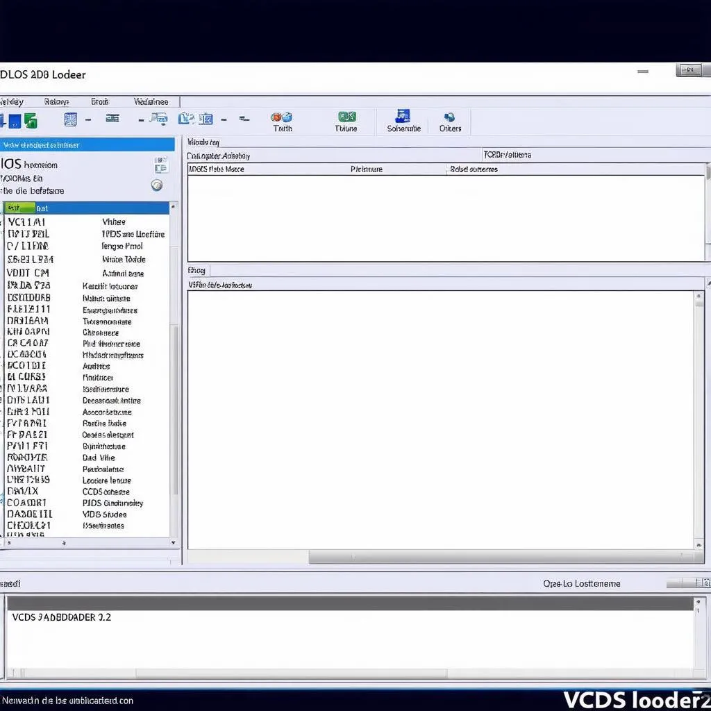 VCDS Loader 9.2 software interface