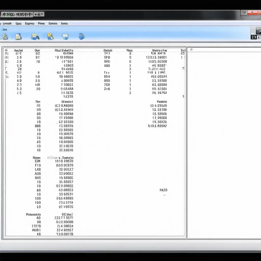 VCDS screen with timing data