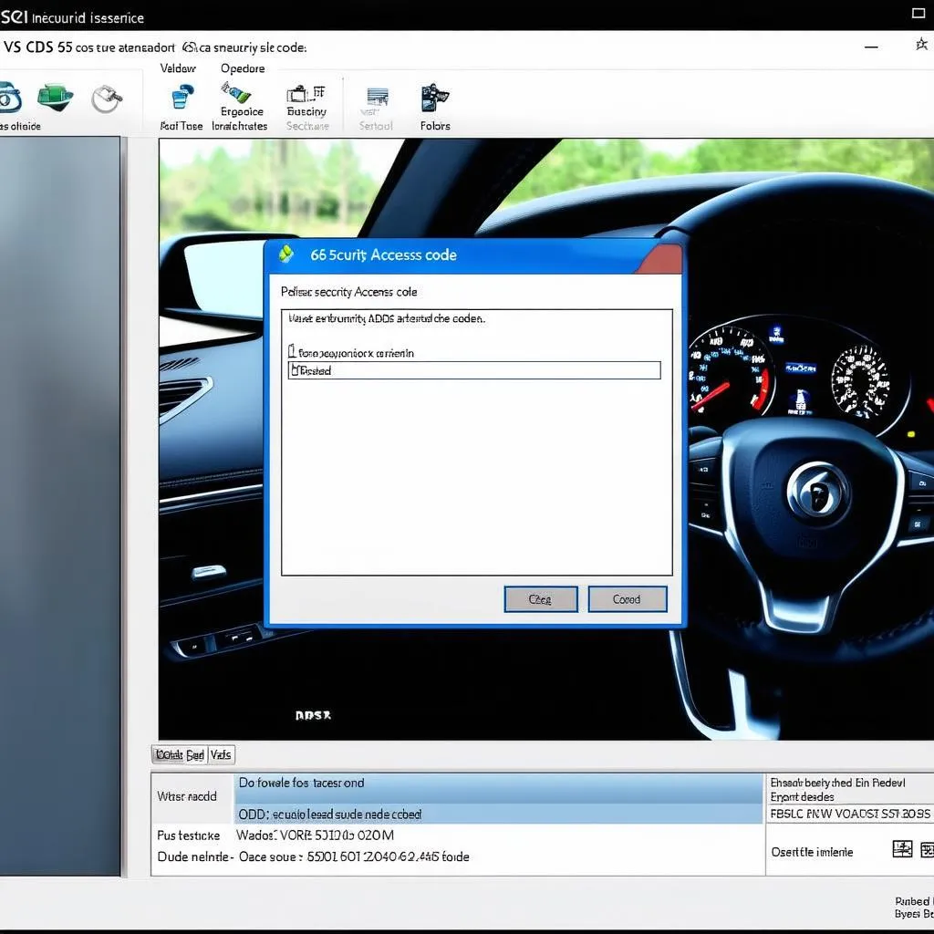 VCDS Security Access Screen Prompt