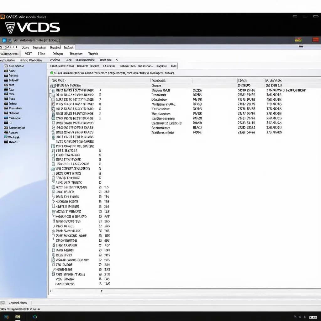 VCDS Software Interface