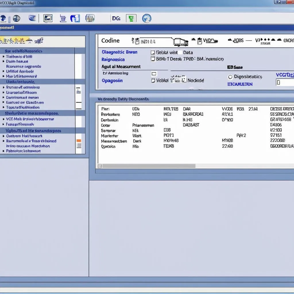 VCDS software interface