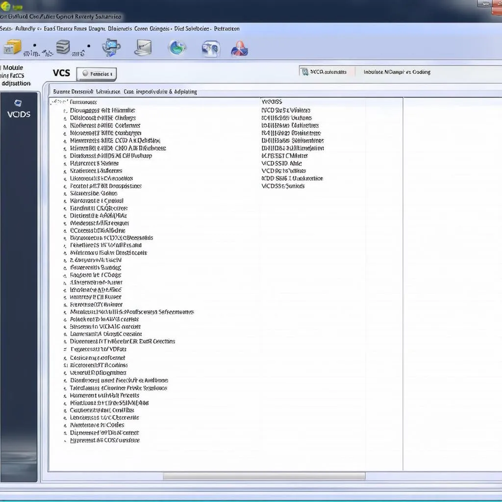 Skoda VCDS Software Interface