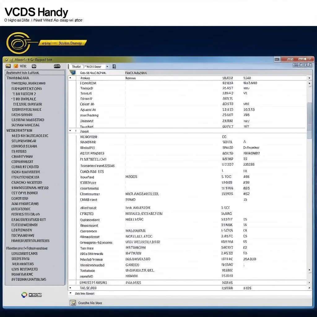 VCDS Software Interface