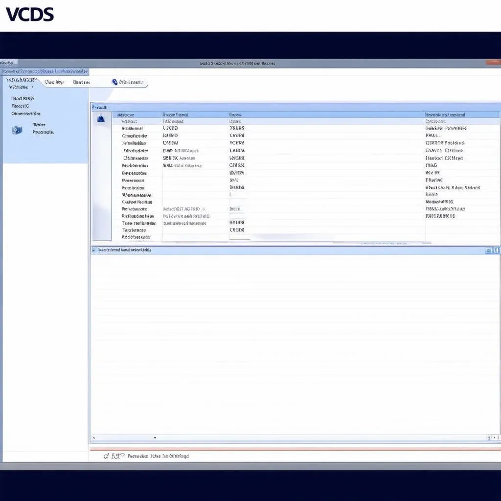 VCDS Software Interface