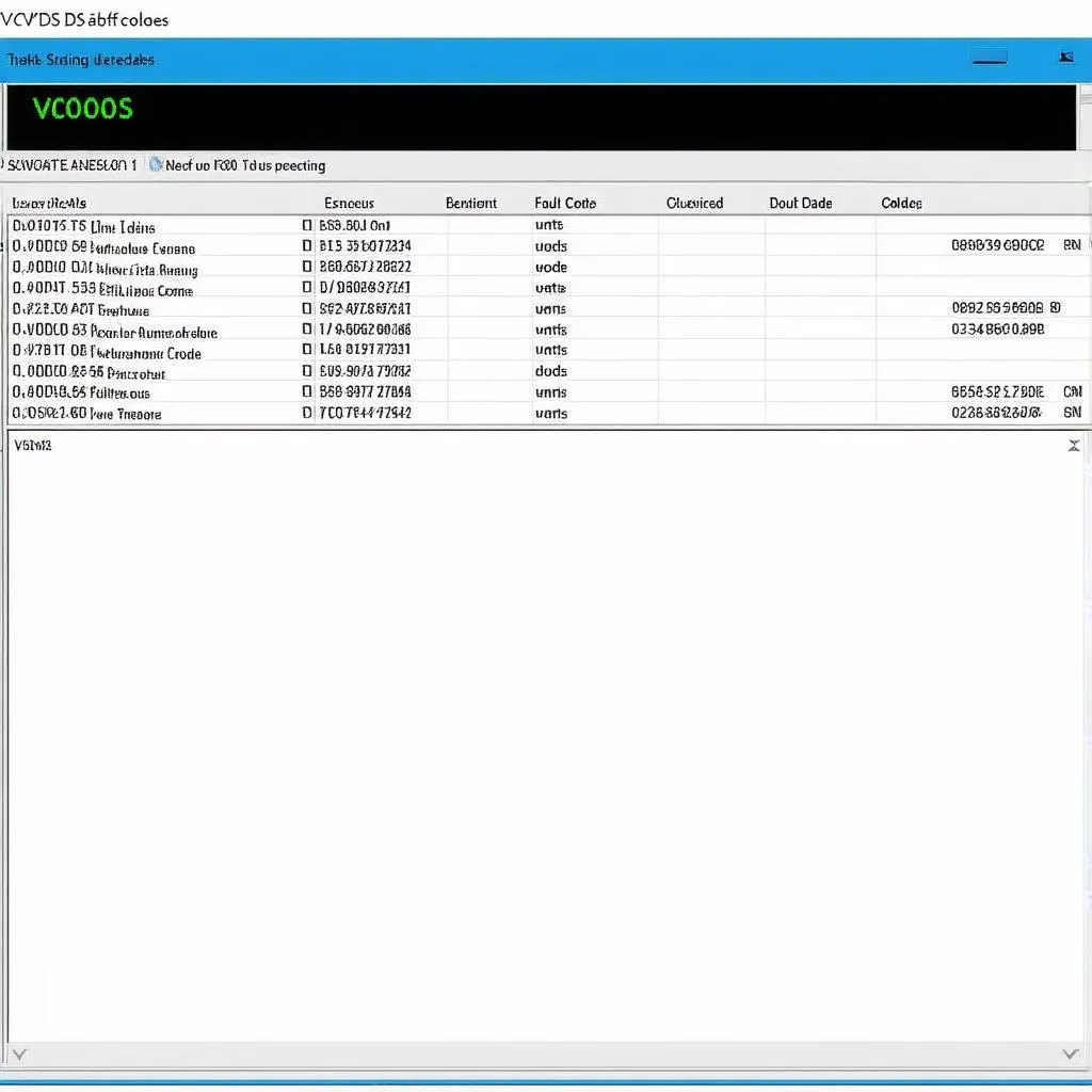 VCDS Screen