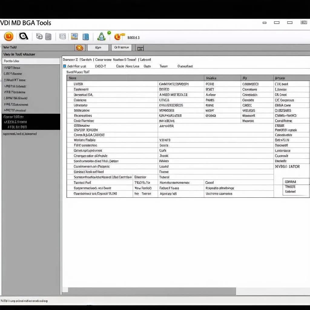 VVDI MB BGA Tool Software Interface