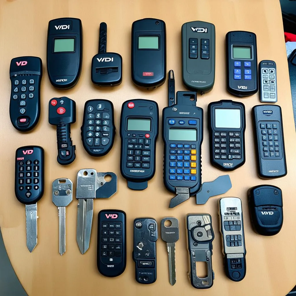 Assortment of VVDI Remotes