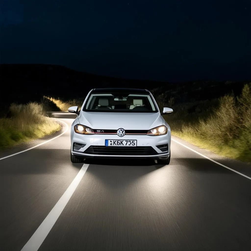 VW Golf MK7 Night Driving