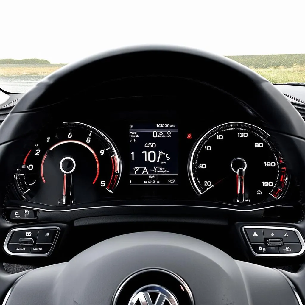 VW Tiguan instrument cluster