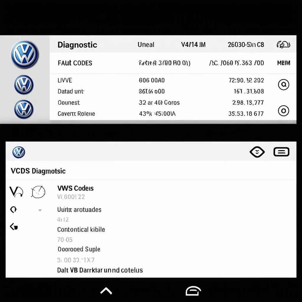 VW VCDS Android Diagnostic Results