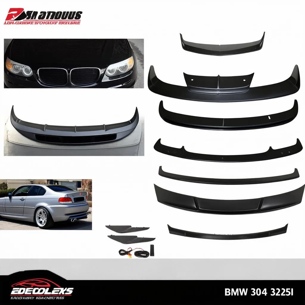 2004 BMW 325i spoiler options