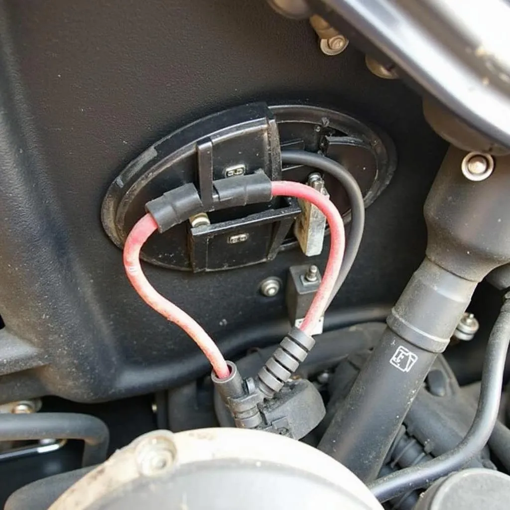 Headlight wiring harness of a 2004 BMW X5