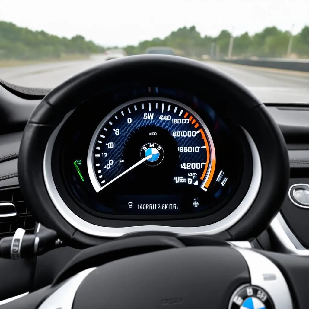 2011 BMW 328i Fuel Gauge