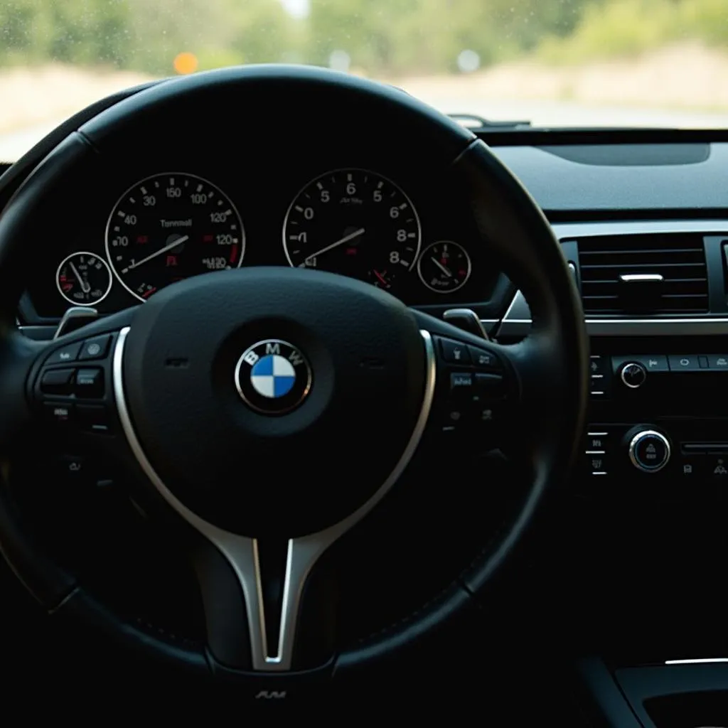 2013 BMW 3 Series dashboard